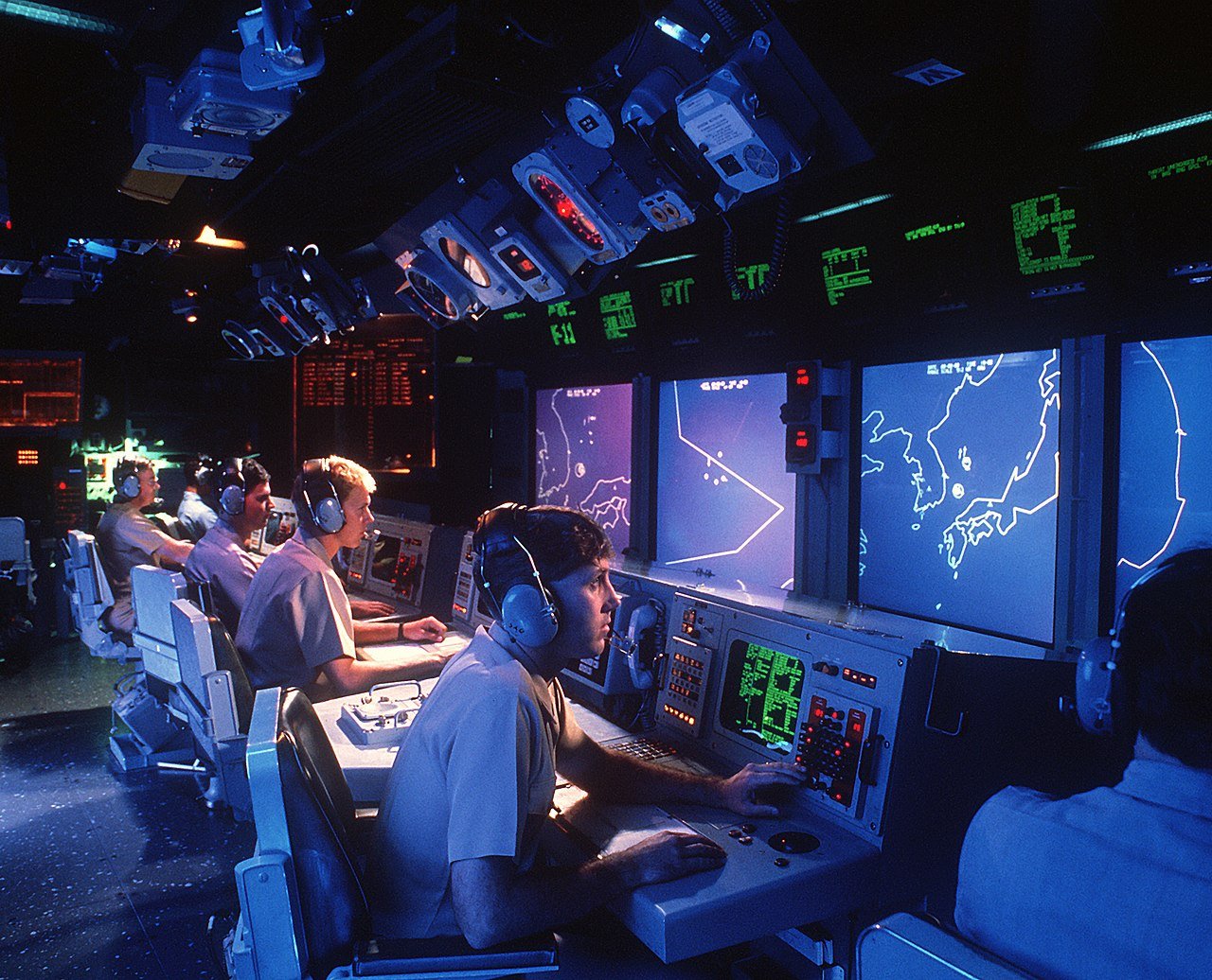 Control Room of USS Vincennes
