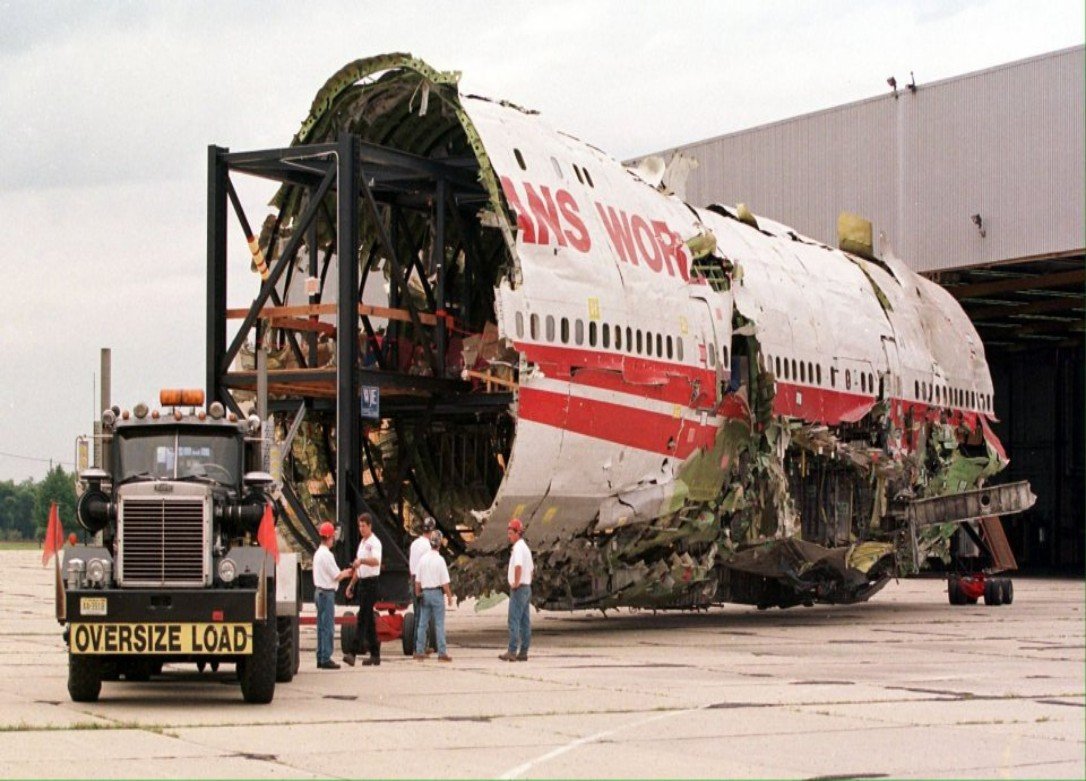 Debris of Boeing 747-131
