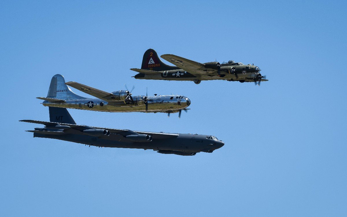 B-17, B-29, B-52